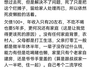 欠债金额达到一辈子也还不了的情况你会怎么办？网友评论真实分享  -图1