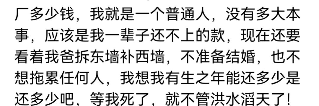 欠债金额达到一辈子也还不了的情况你会怎么办？网友评论真实分享  -图9