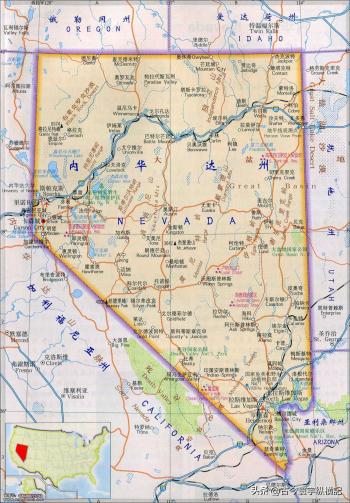 美国各州地图  -图32